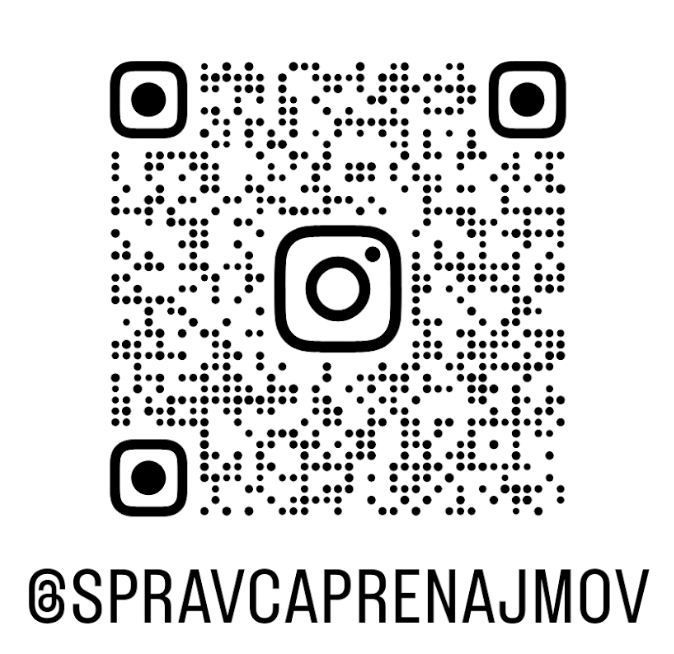QR kód na Instagram @spravcaprenajmov